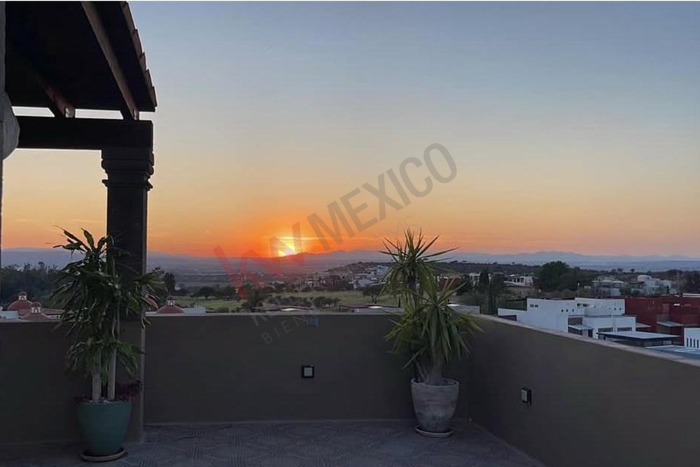 4 of 31: Panoramic San Miguel sunset from private terrace