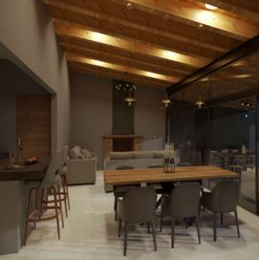 2 de 10: Sala y Comedor