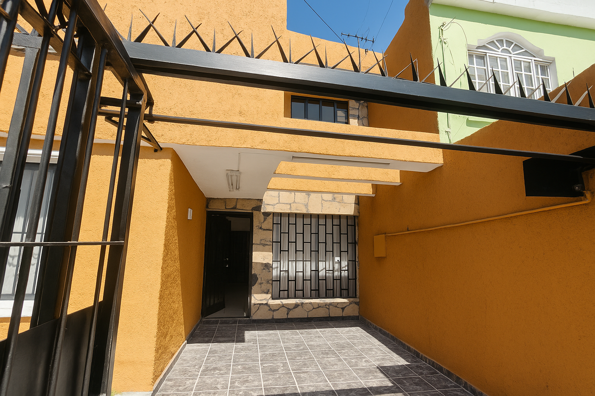 2 of 32: fachada y cochera para un auto