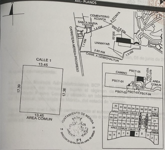 4 of 7: PLANO DEL LOTE