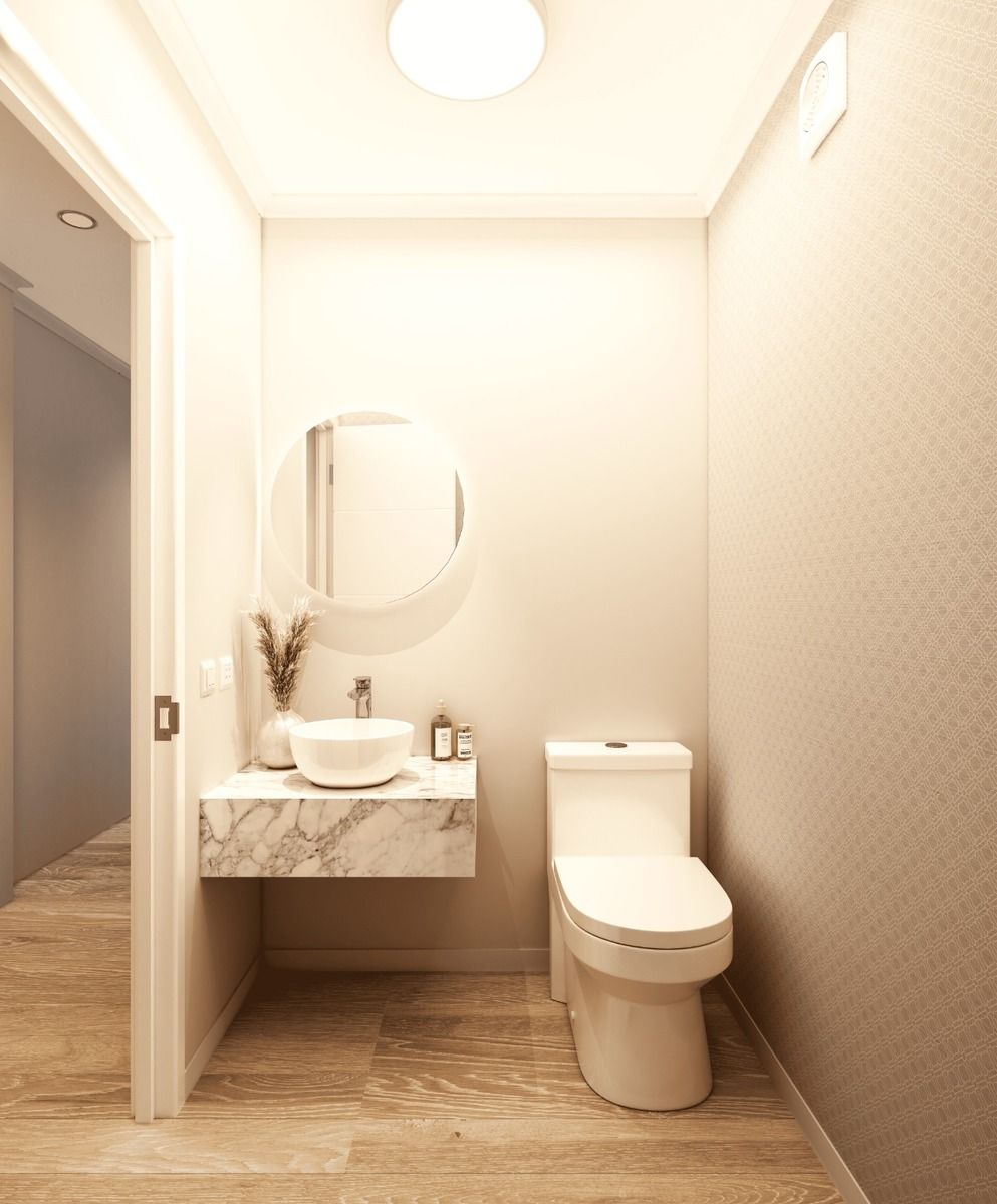 3 de 8: Baño de Visita con Finos Acabados