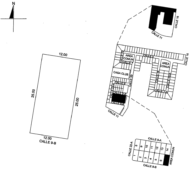 14 de 23: PLANO LOTE 300 m2