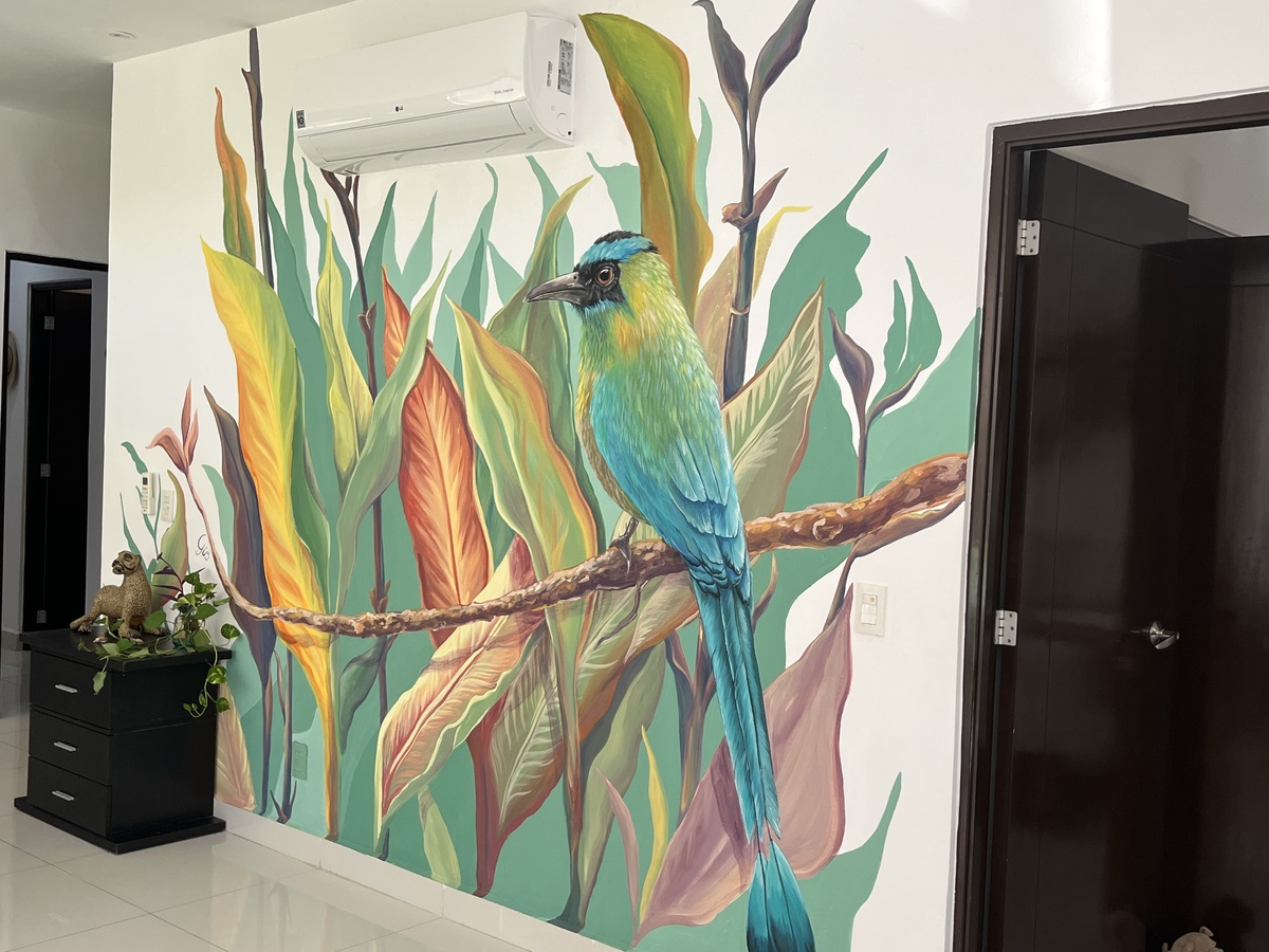 20 de 50: amazing decoration painted by local artist