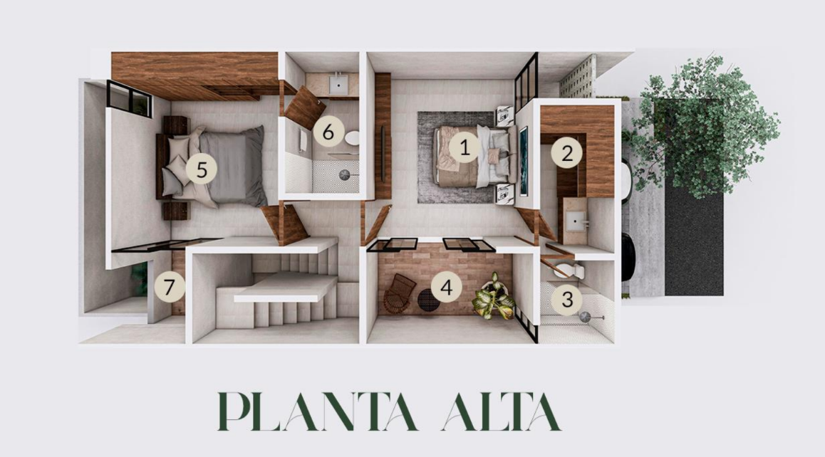 8 de 11: Distribución Planta Alta