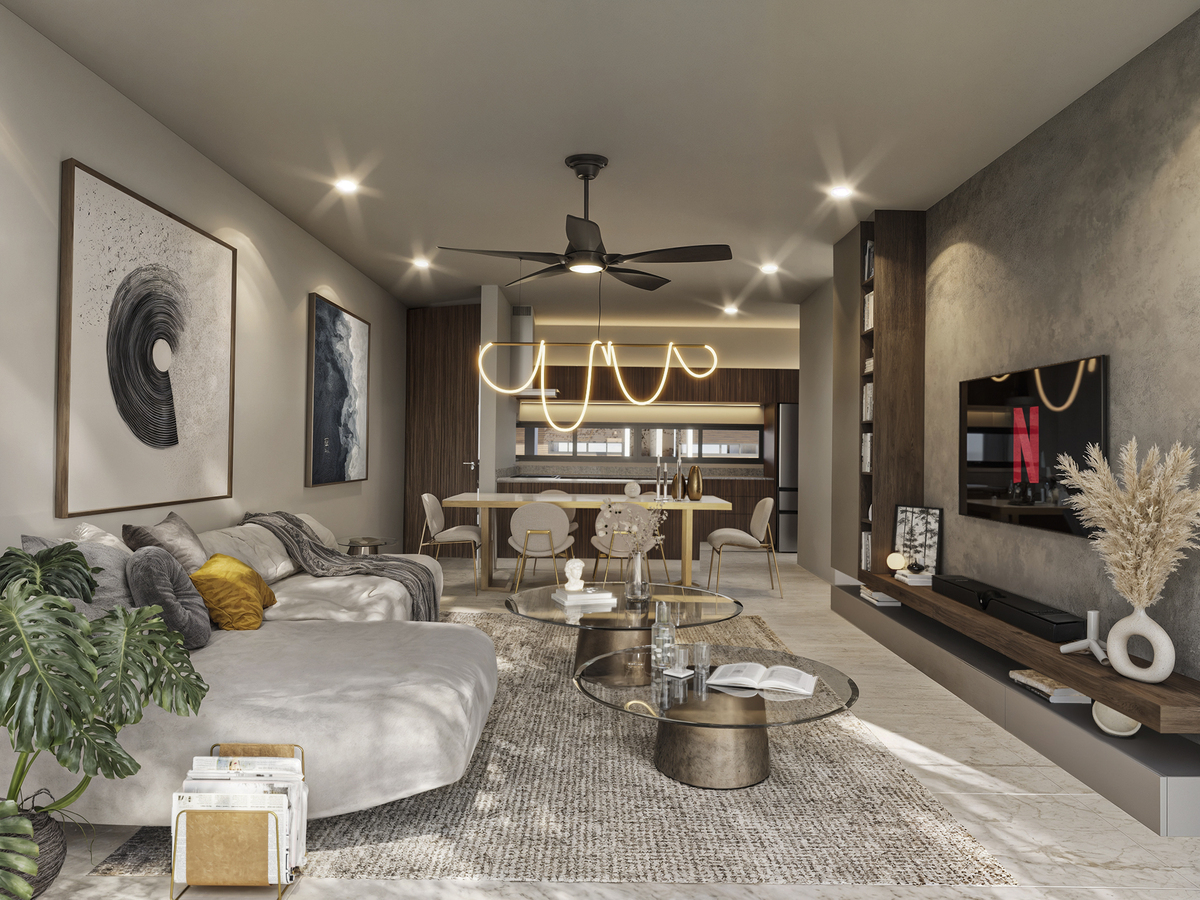 1 of 11: Sala, Comedor y Cocina