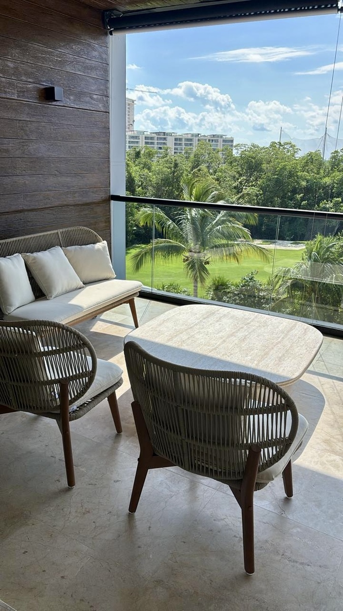 4 de 29: Deparatmento amueblado nuevo en renta  Aantal Puerto Cancun