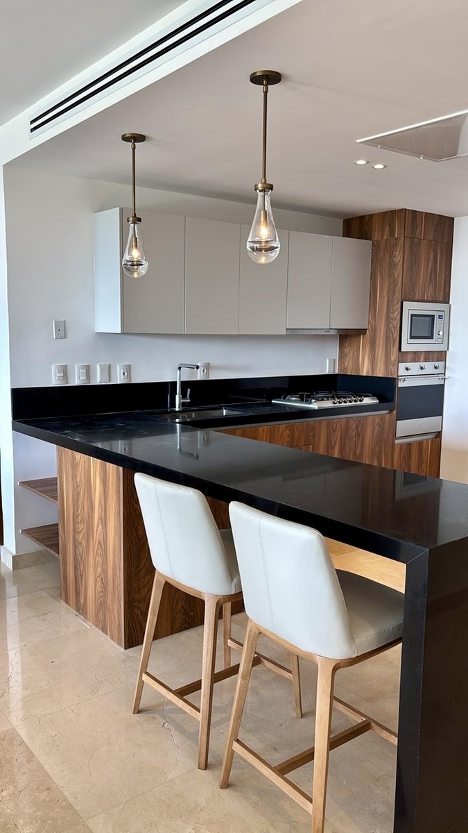 5 de 29: Deparatmento amueblado nuevo en renta  Aantal Puerto Cancun