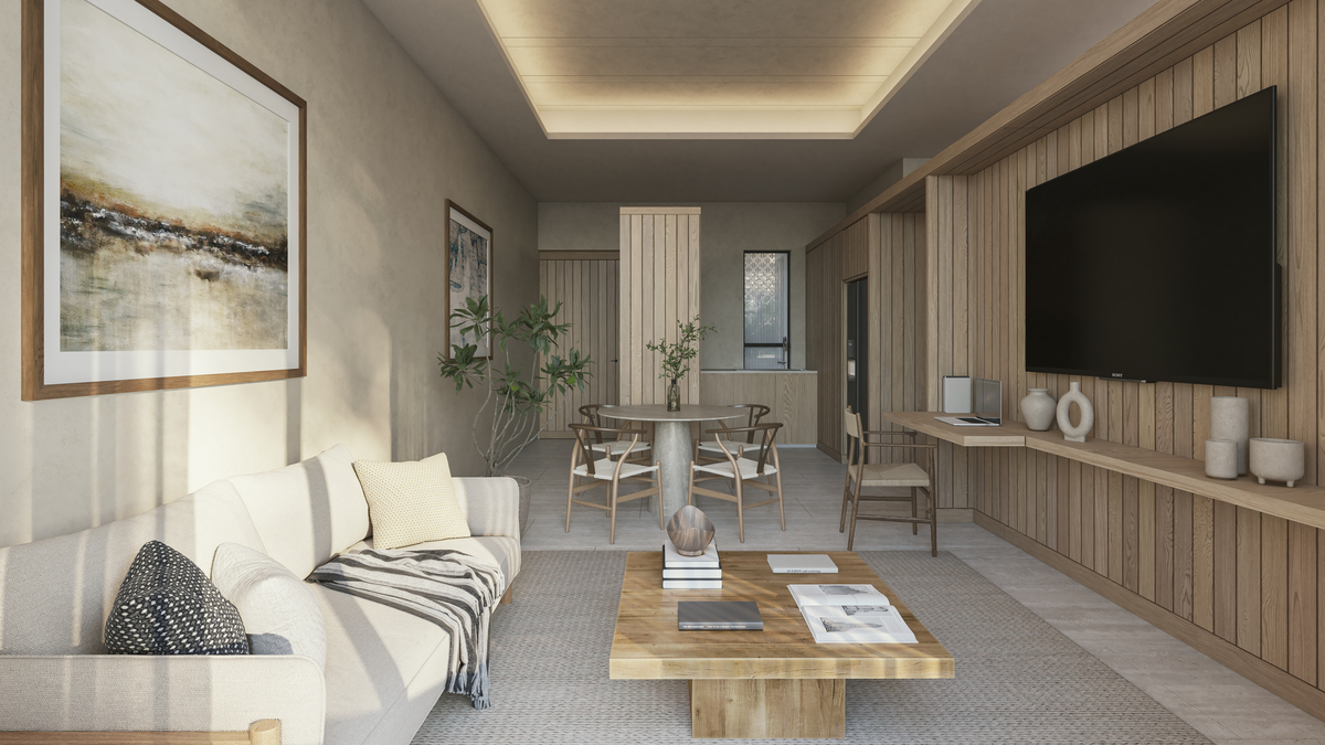 2 of 15: Sala, Comedor y Cocina