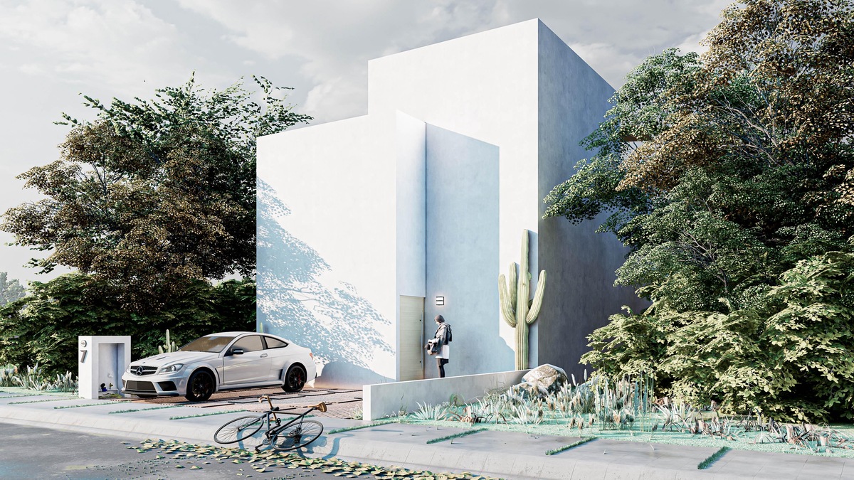 1 of 30: Fachada Principal (Render)