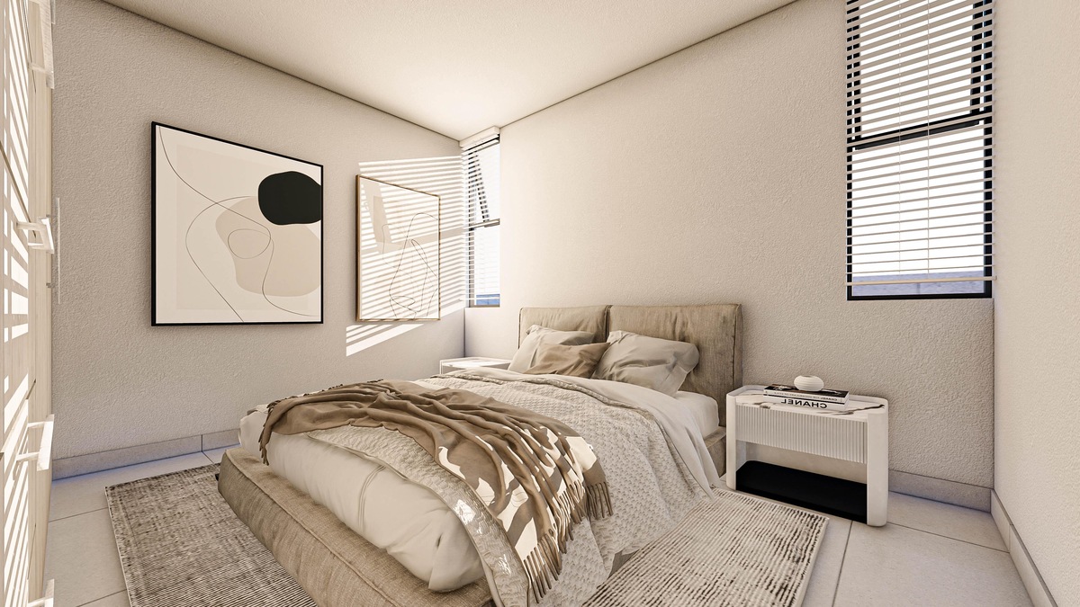 8 of 30: Recámara 2 o 3 (Render)