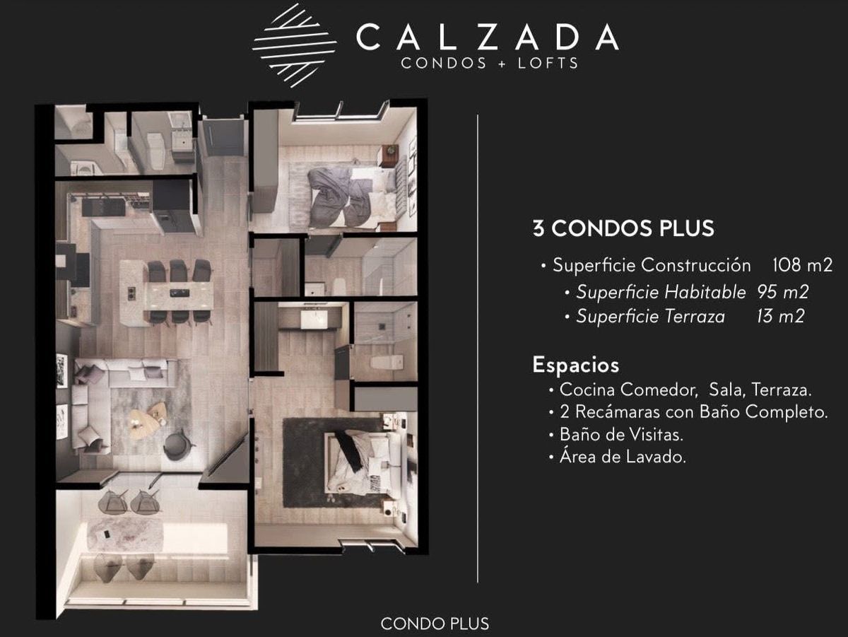 Calzada modelo Condo Plus