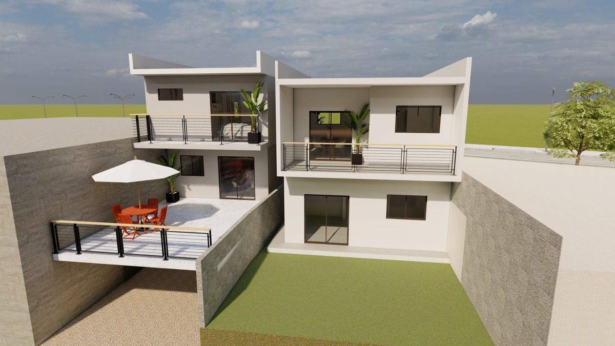 3 de 7: Fachada posterior (la de la izquierda)