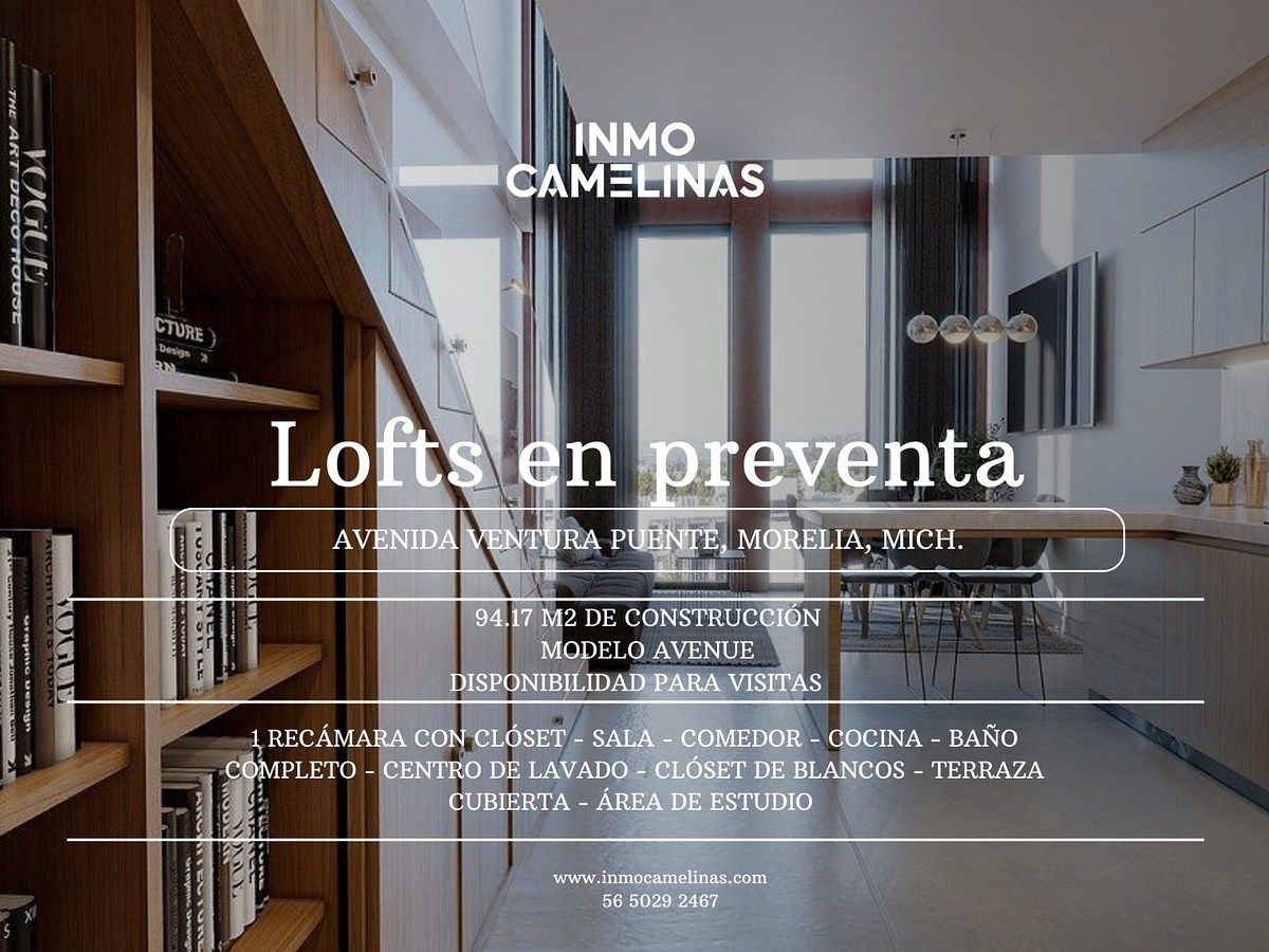 LOFTS FOR PRE-SALE! 📍 VENTURA PUENTE, MORELIA, MICHOACÁN, photo 1 of 6