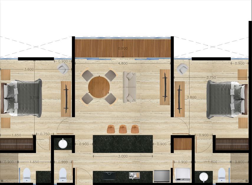9 de 20: plano Modelo C