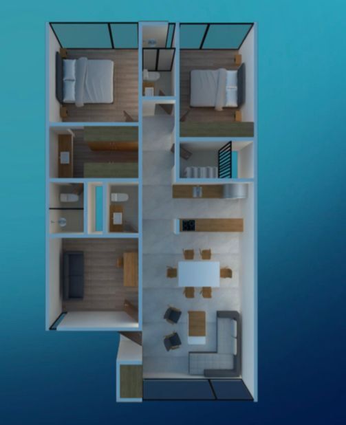 5 de 14: Plano del departamento