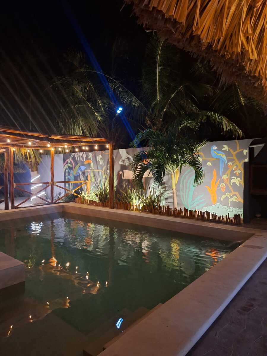 41 of 43: Alberca de noche