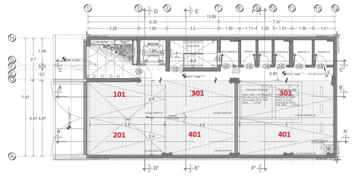 5 of 6: 1 estacionamiento 201