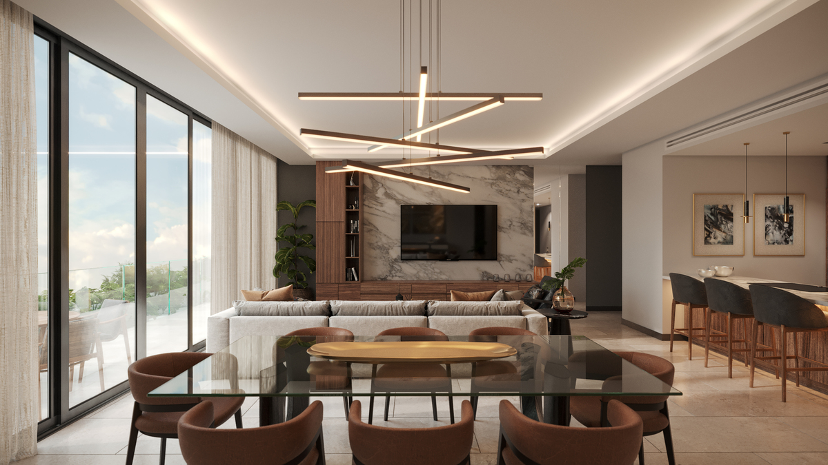 1 de 3: Sala y Comedor