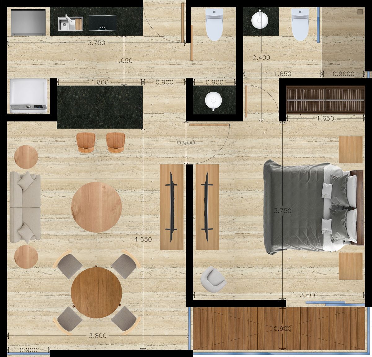 9 de 19: Plano tipo D