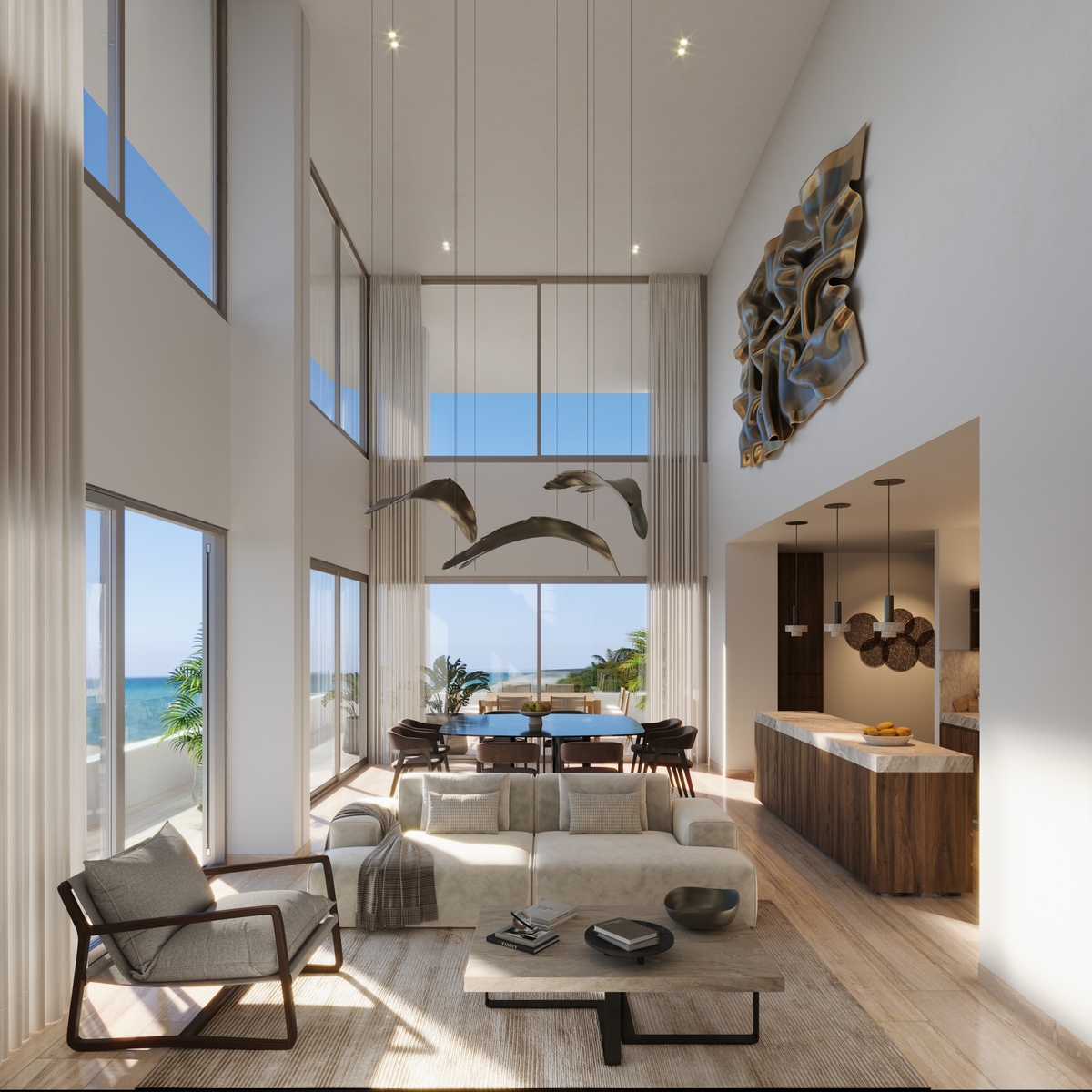 1 de 11: Sala, Comedor y Cocina