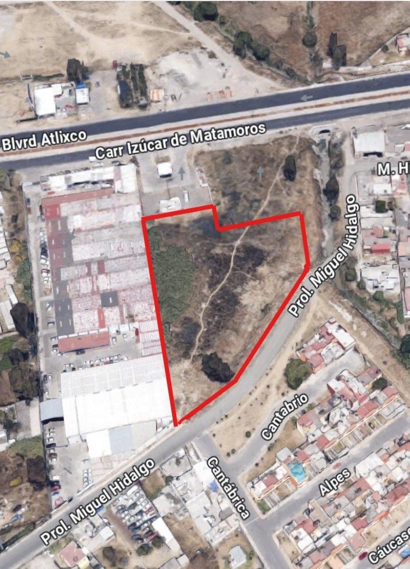 1 de 5: Imagen satelital de terreno