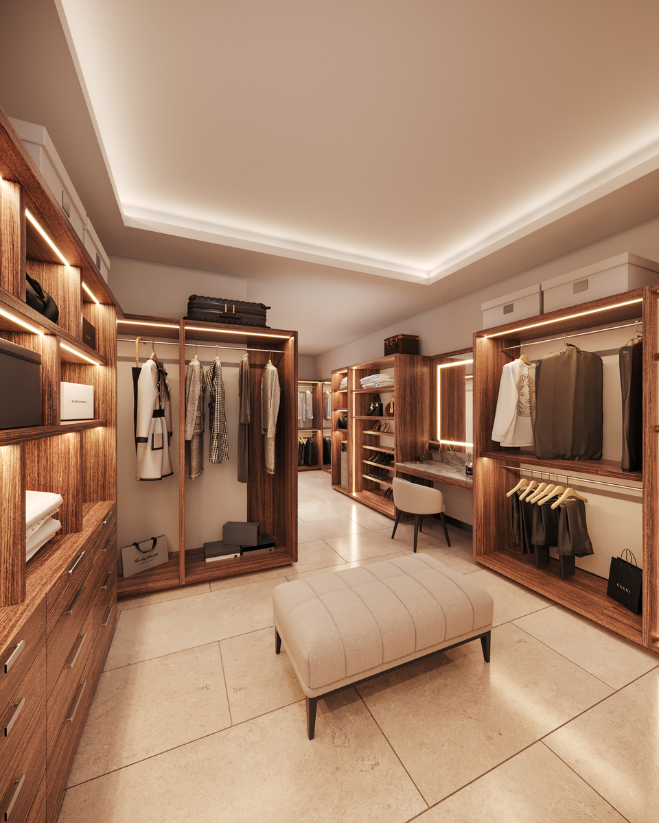 3 de 3: Closet Vestidor Recámara Principal