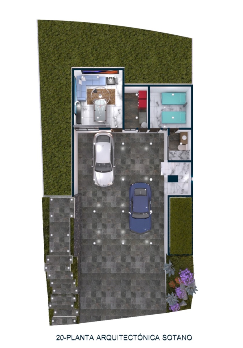 4 of 10: Planta arquitectónica sótano