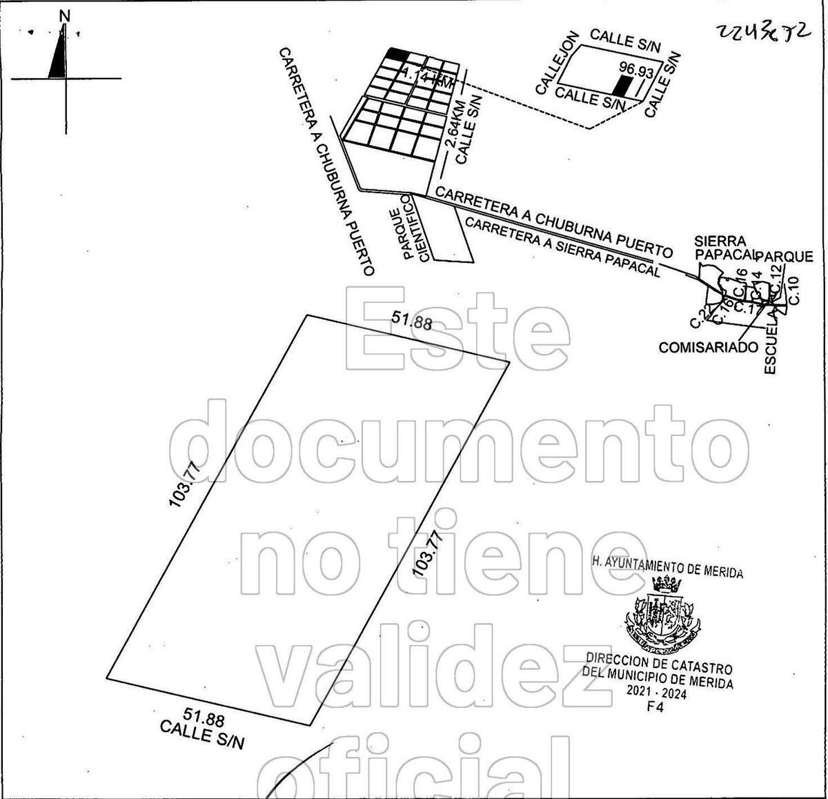1 de 5: plano catastral