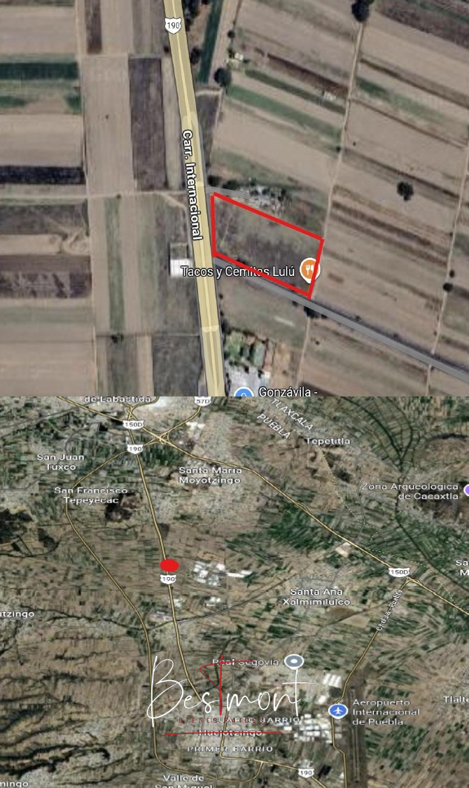 1 de 5: Imagen satelital de terreno