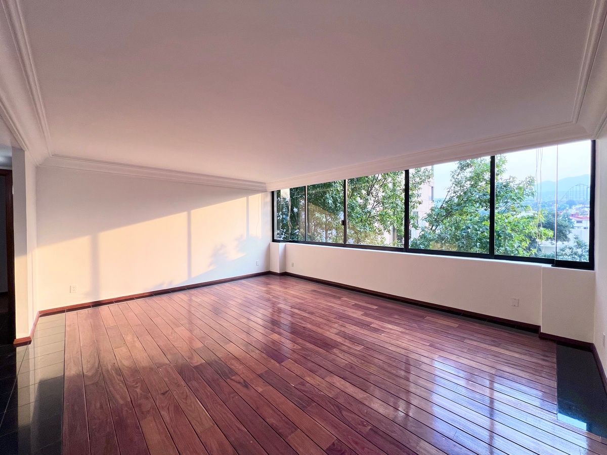 4 of 48: Sala de estar con vista panorámica a SixFlags