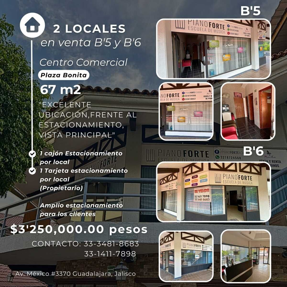 14 of 14: LOCAL B´5 Y LOCAL B´6 (PRECIO POR LOS 2 JUNTOS)