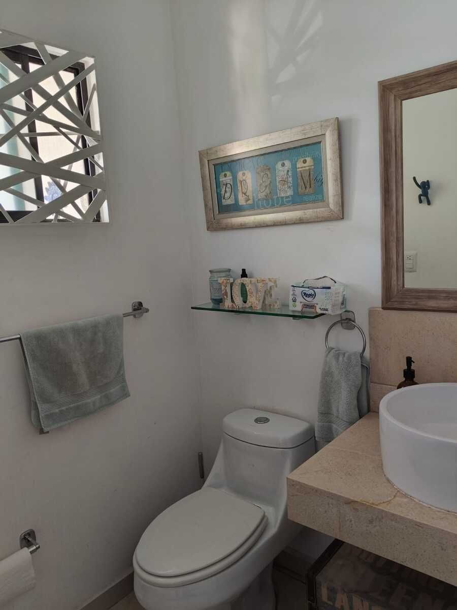 10 de 25: Medio baño, planta baja.