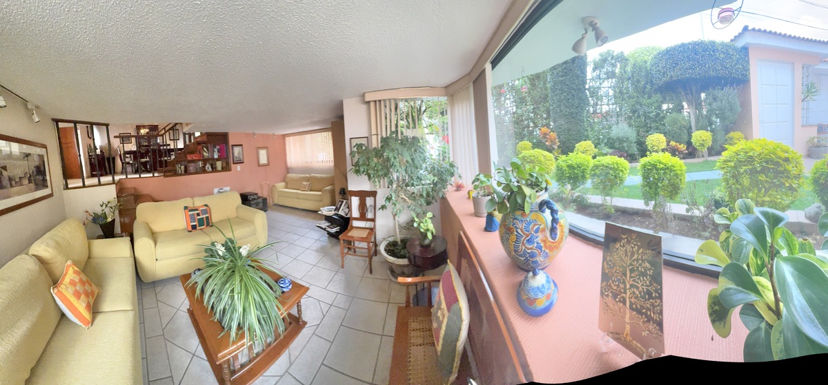 14 de 50: Sala contempla al jardín