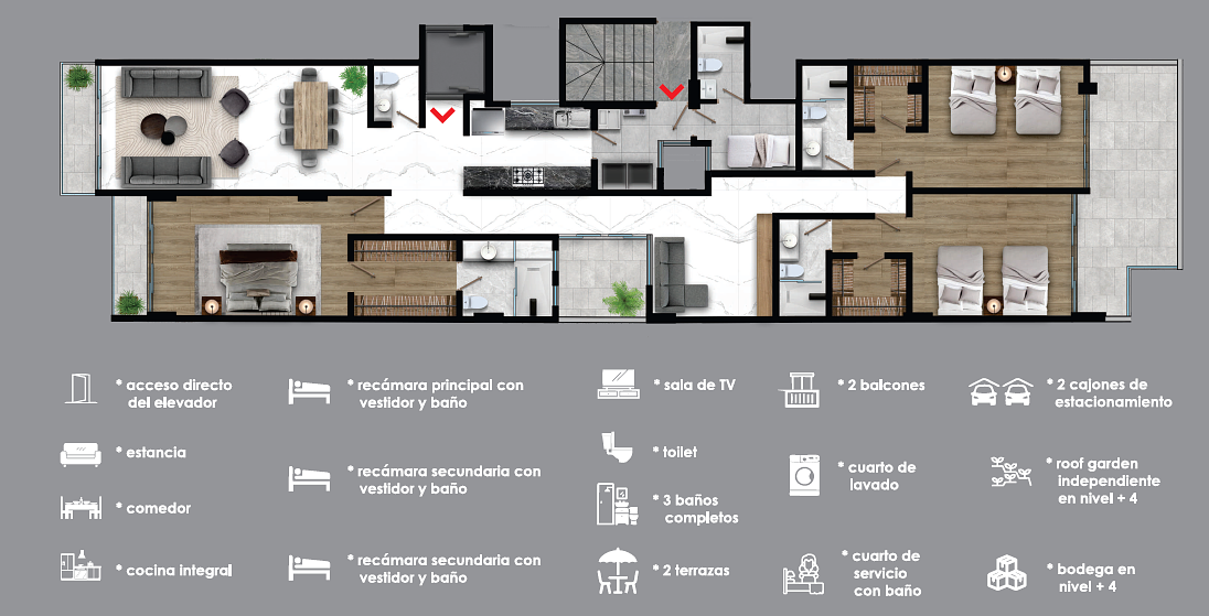 6 de 39: Departamento 101