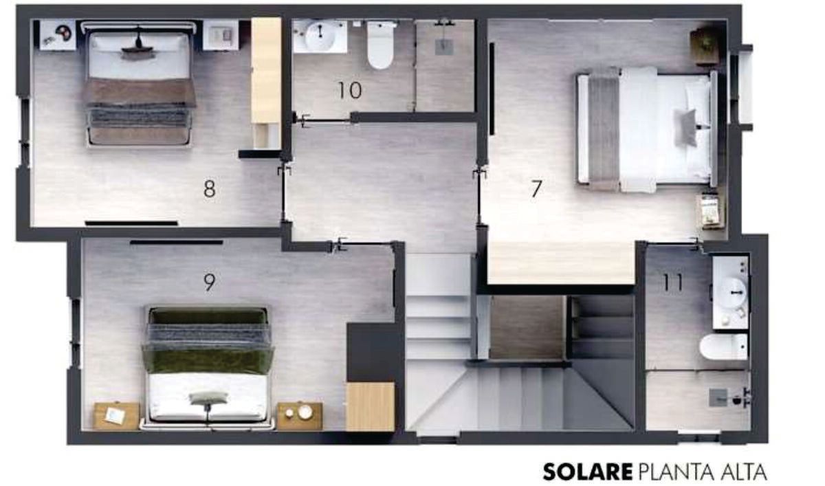 3 de 4: Modelo Solare Planta Alta