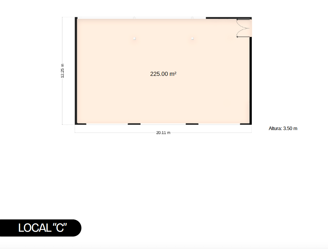 20 de 20: Local 225m2 1° Piso