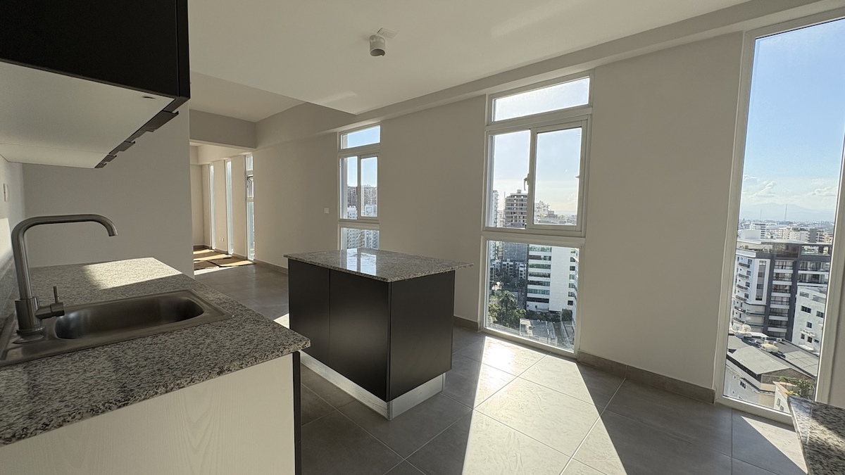 8 de 13: Vista desde la cocina . Se entrega con electrodomésticos