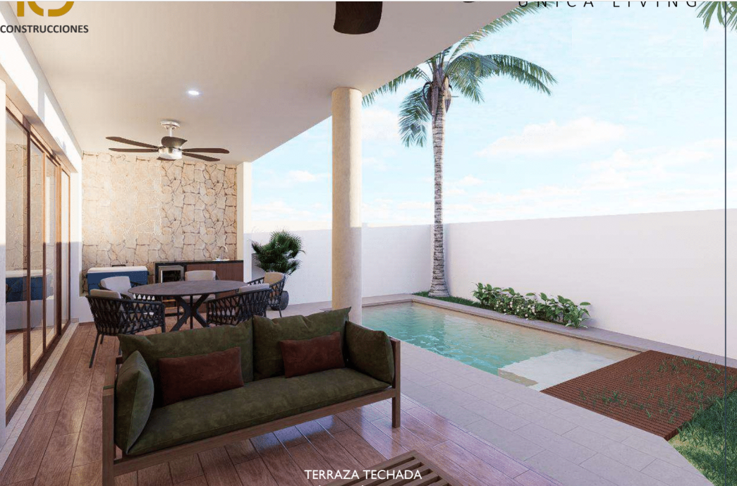 8 de 19: Terraza Techada