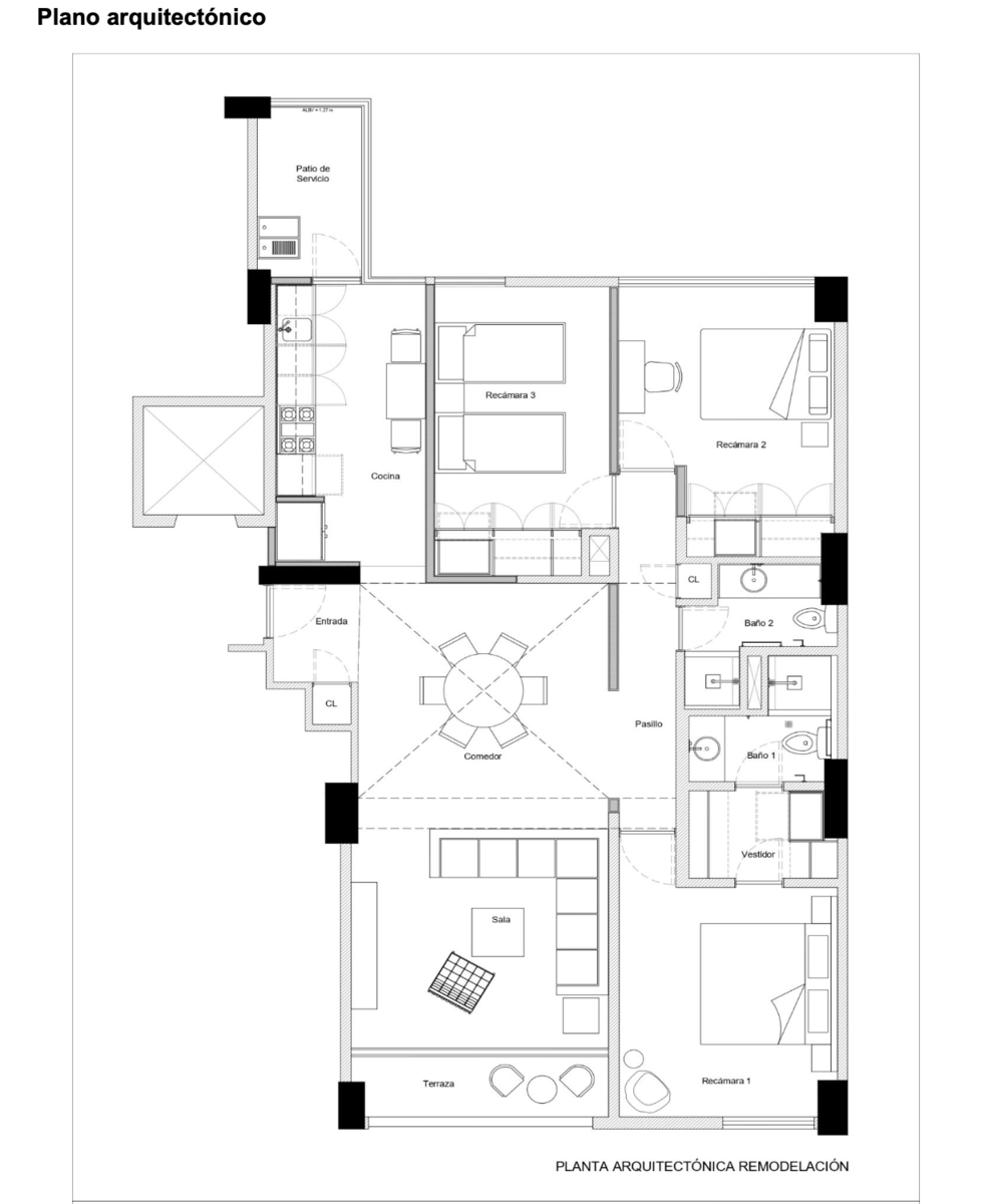 4 de 5: Plano de distribución