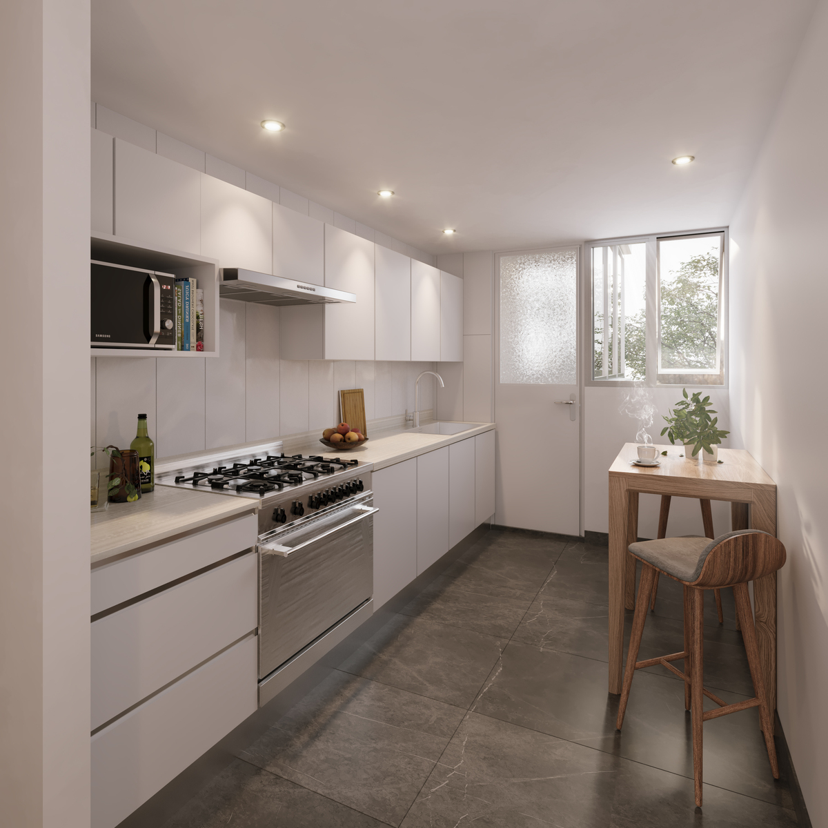 1 de 5: render cocina