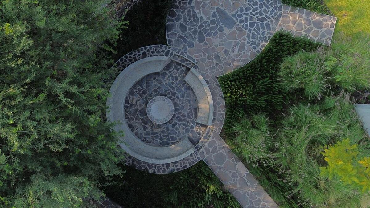 21 of 35: Fire pit toma aerea