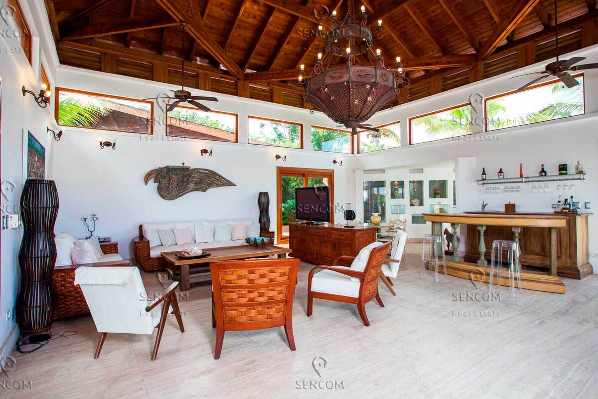 9 de 49: Villa Tropical con Vista al Golf y Mar en Cap Cana 9