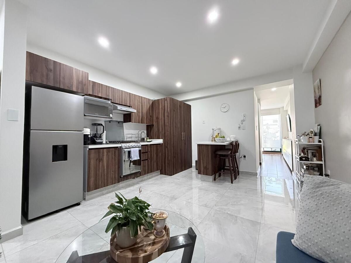 departamento en renta en Pedregal de Santa Ursula, Coyoacán, Ciudad de México — Departamento tipo loft amueblado en renta, cerca del Estadio Azul ($16,500) — foto 4 de 10