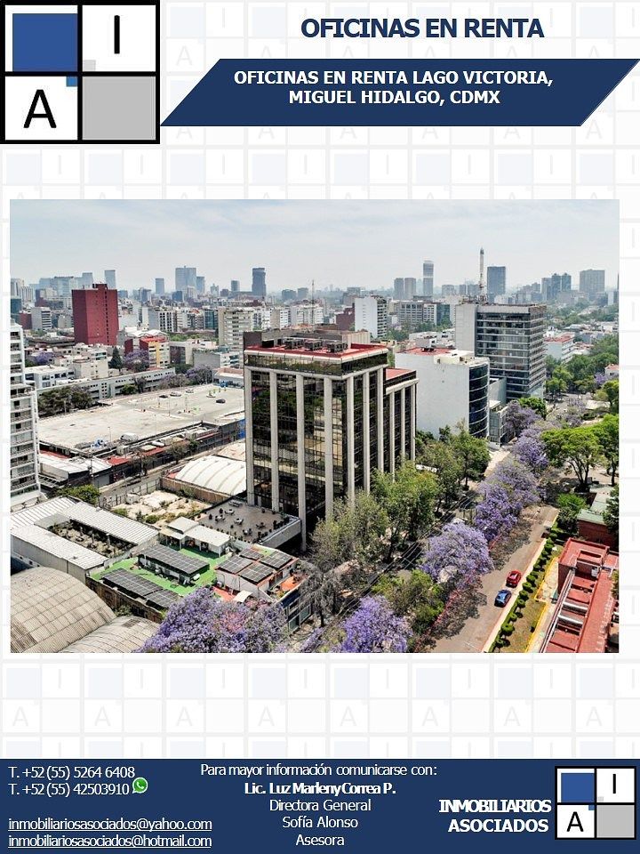 OFFICES FOR RENT! LAKE VICTORIA, GRANADA MIGUEL HIDALGO CDMX, photo 1 of 4