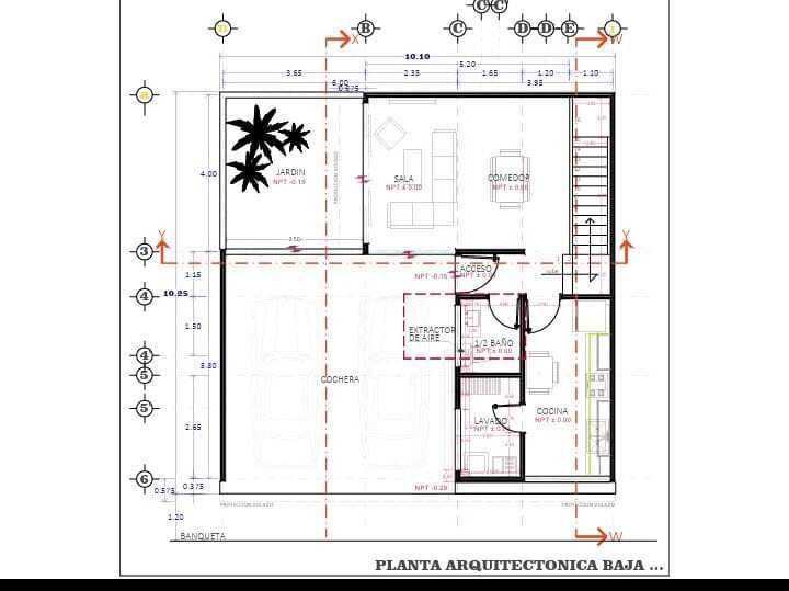11 de 40: Planta Arquitectónica Baja