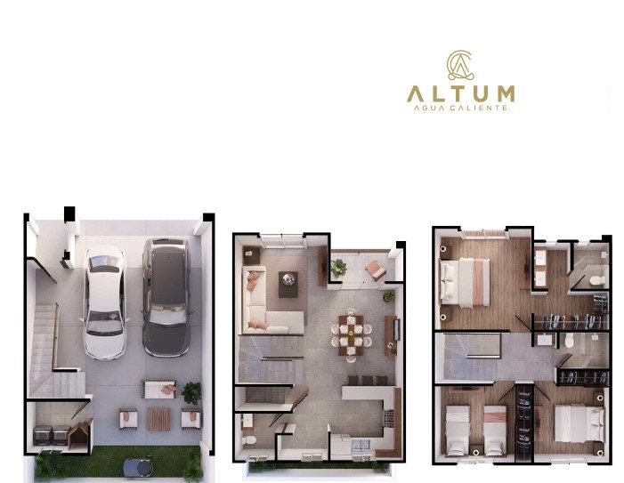 Preventa Casa en Altum Agua Caliente de 194 M2 de Construccion Desde