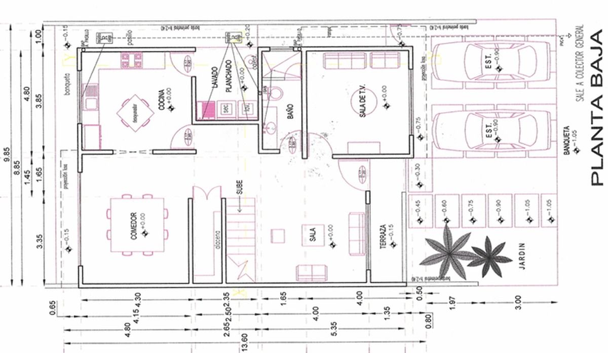 26 de 28: Plano Planta Bajo