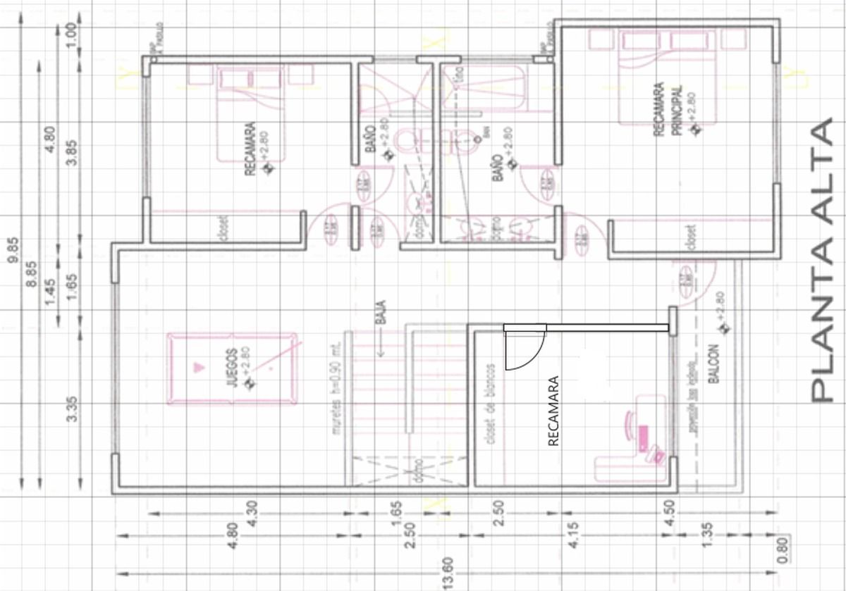 27 de 28: Plano Planta Alta