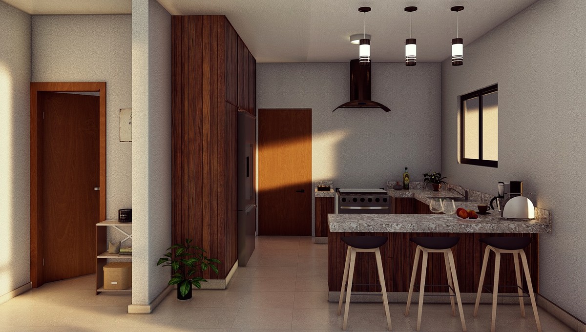 2 de 4: Cocina con Barra