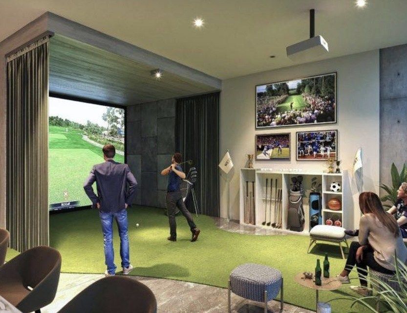 11 de 14: Simulador de golf